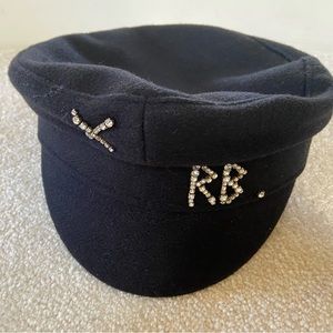 Ruslan Baginskiy crystal embellished baker boy hat(brand new)